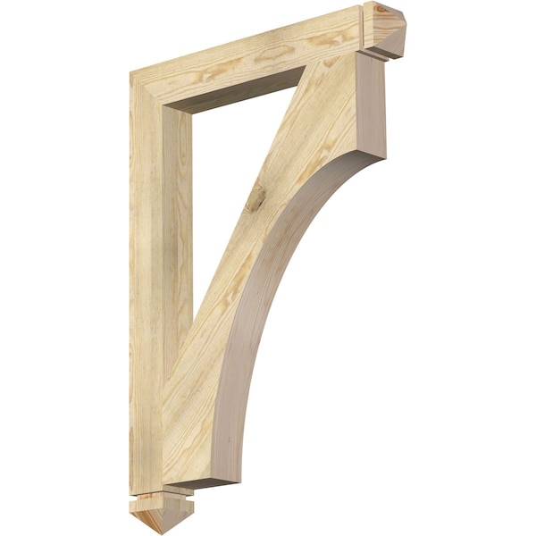 Ekena Millwork Westlake Arts & Crafts Rough Sawn Bracket, Douglas Fir, 4"W x 30"D x 42"H BKT04X30X42WTL03RDF - main